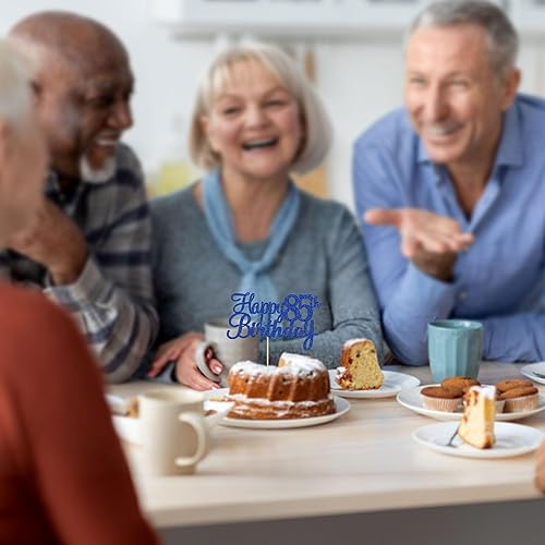 Miniatura 58 de Gyufise 1 decoración para tarta de cumpleaños número 21 con purpurina para tarta de cumpleaños, saludos a 21 años, veintiuno, fabulosa decoración