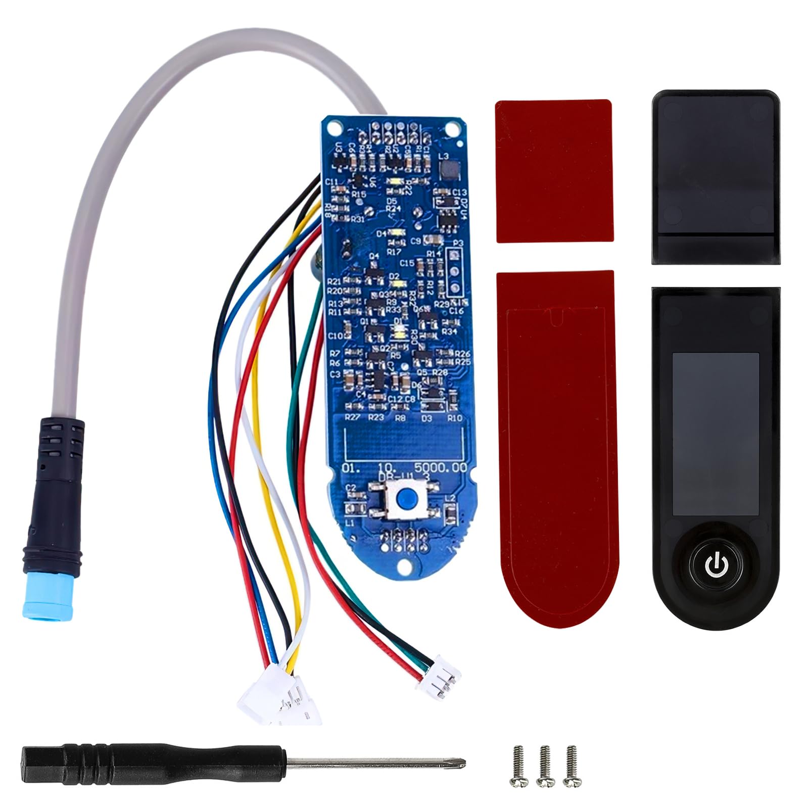 MechKit Electric Scooter Dashboard Display Dashboard Electric Scooter Dashboard 72 x 23 mm Bluetooth for Xiaomi M365