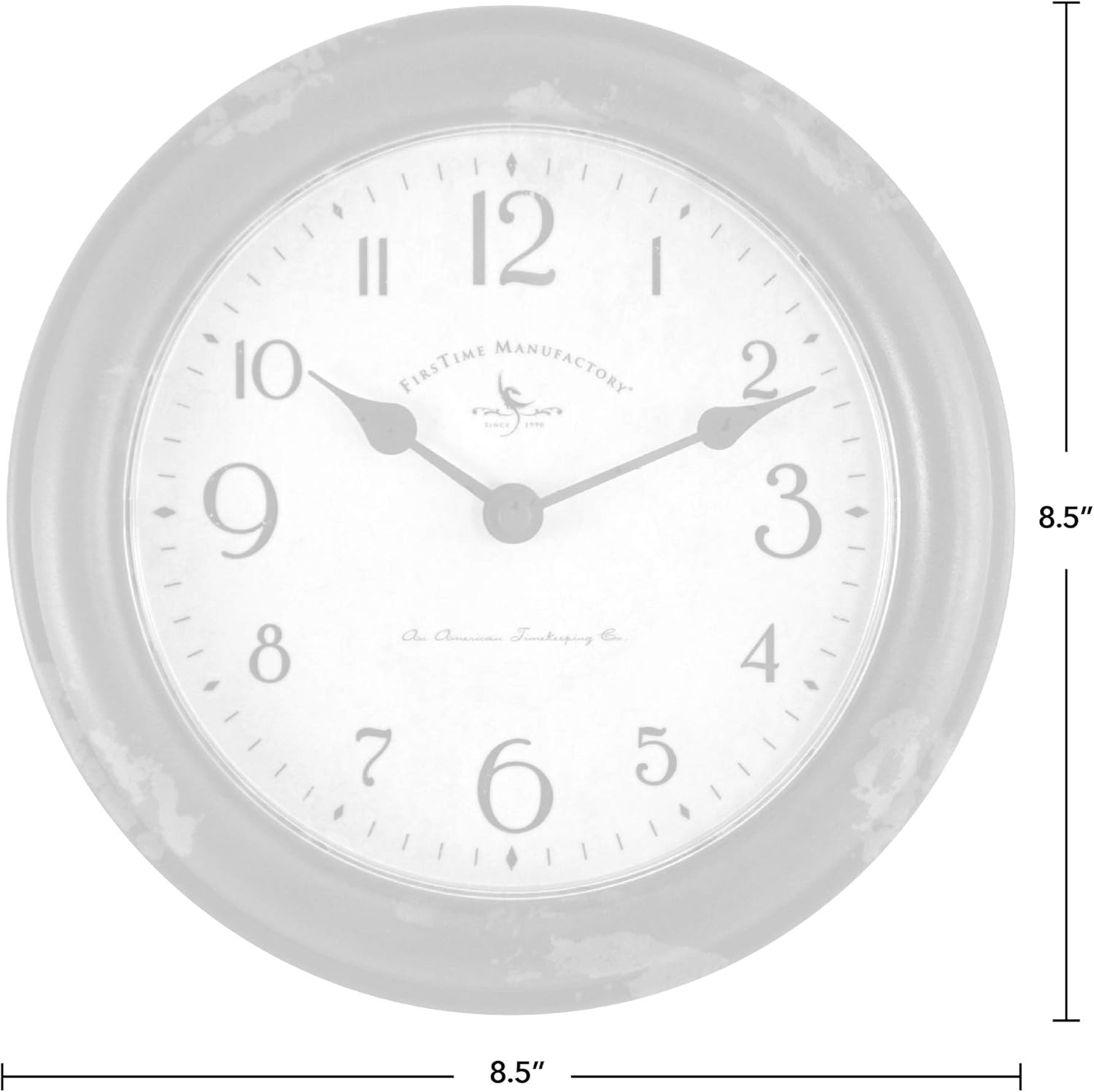 FirsTime & Co. Essential Wall Clock : Home & Kitchen