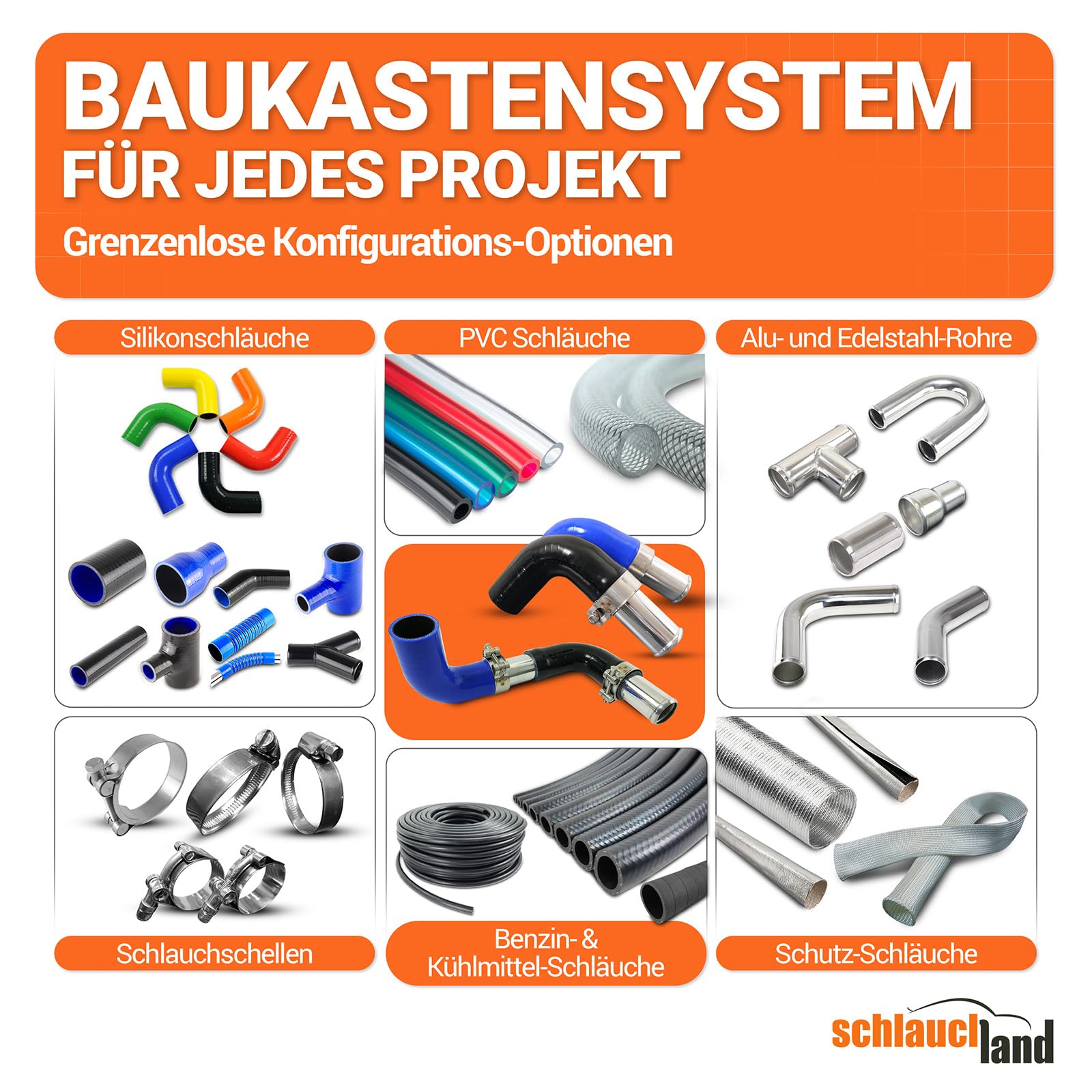 1m Unterdruckschlauch Silikon ID-Ø 8mm blau 200°C | GROSSE AUSWAHL | Silikonschlauch Universal Vakuum-Schlauch Luft Wasser Silikon Gummi Aquarium Lebensmittel-tauglich echt flexibel | PREMIUM