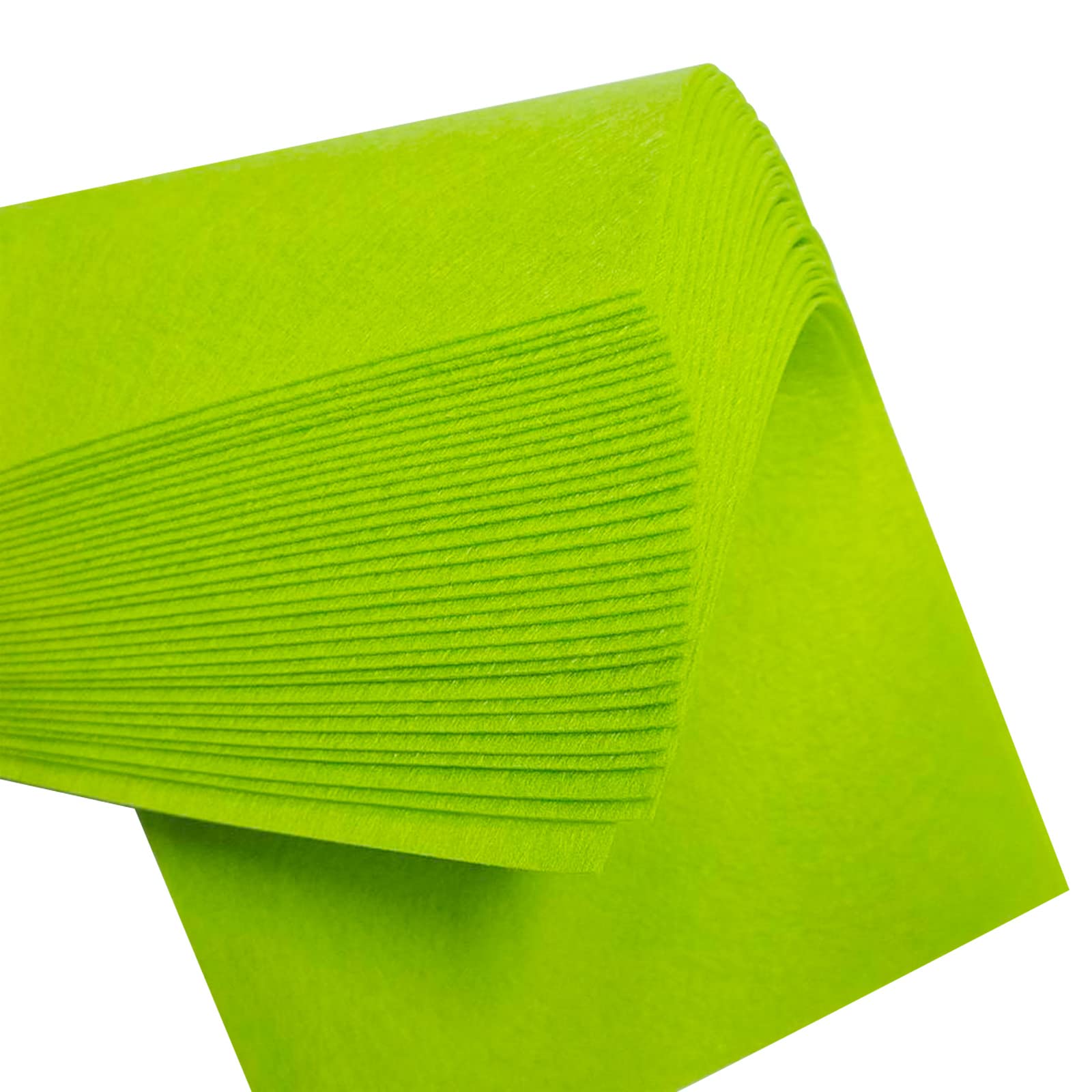 Feutrine Pour Artisanat - 32 Feuilles Rigides 17,78x28,7 Cm - Jaune Pour Couture Et Déco