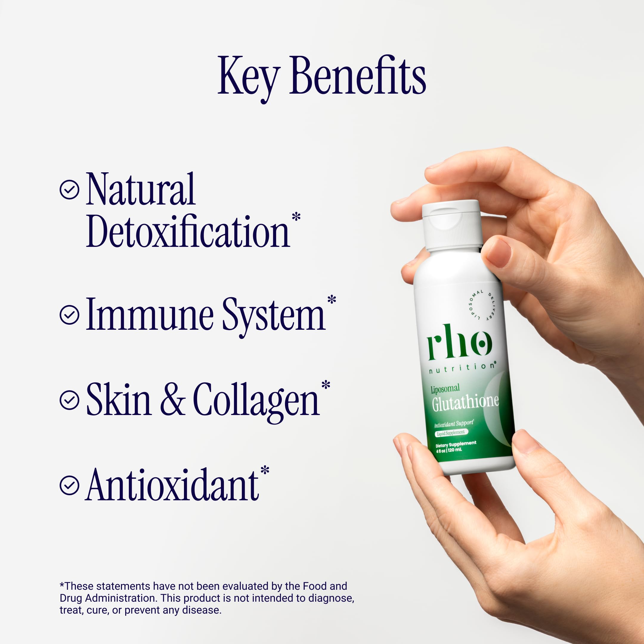 Rho Nutrition Liposomal Glutathione Liquid Supplement — Amazon image 2