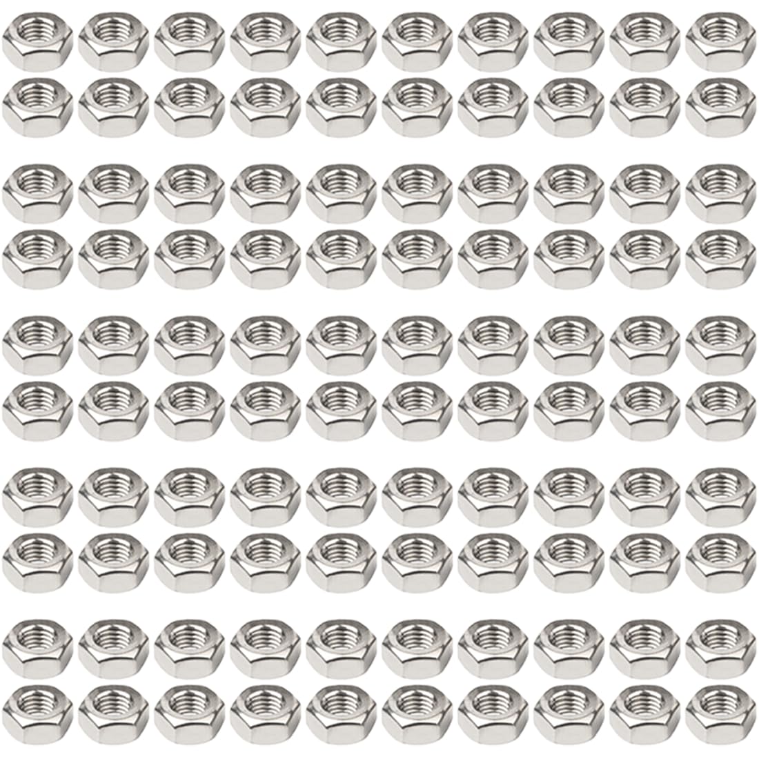 XunLiu 304 Stainless Steel Hexagon Nuts (5, M22-2.5pitch)