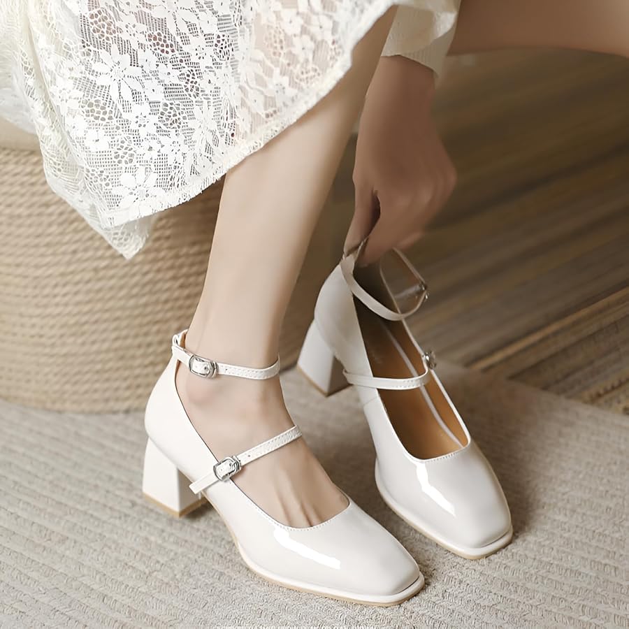 Amazon.co.jp: [Xiaipomu] パンプス レディース ローヒール 5cmヒール