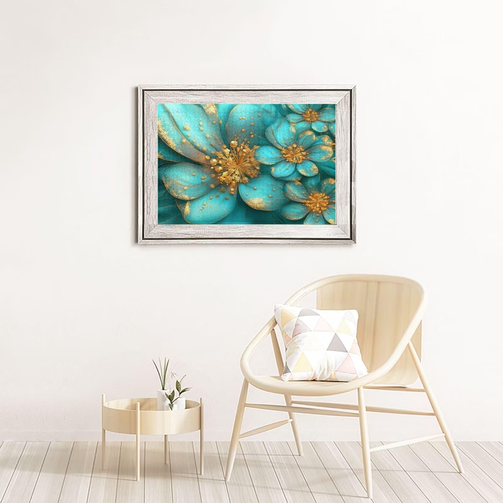 Puzzle 2000 Teile, Puzzle Erwachsene, Holzpuzzle Blume Impossible Jigsaw, Clevere Rätsel, HD Farbe Jigsaw mit Geschenkbox Verpackung for Room Decor, Geschenke für Frauen Traum 100x70cm p-1436