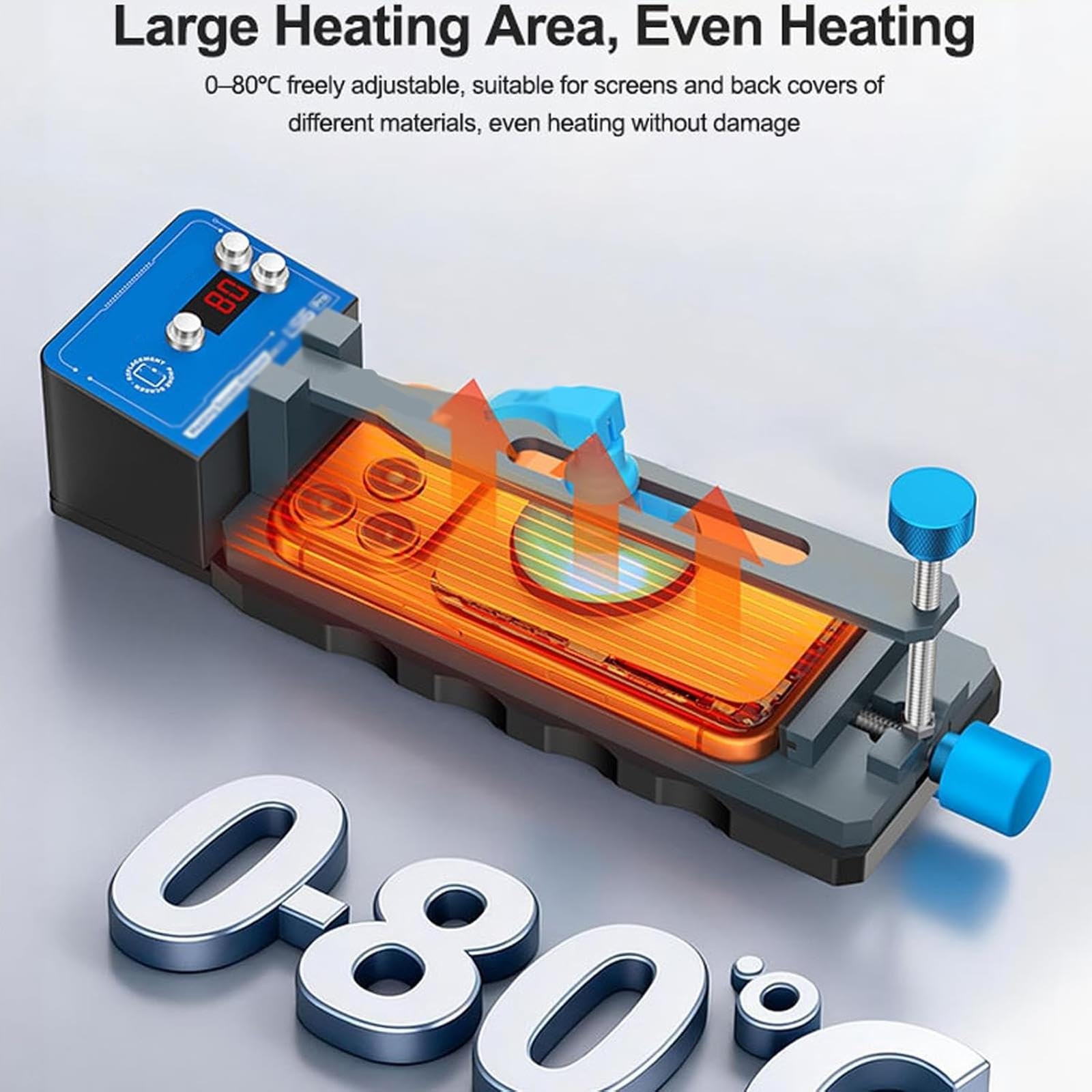 Separator Ekranu Smartfona, Ściągacz do Podgrzewania Smartfonów