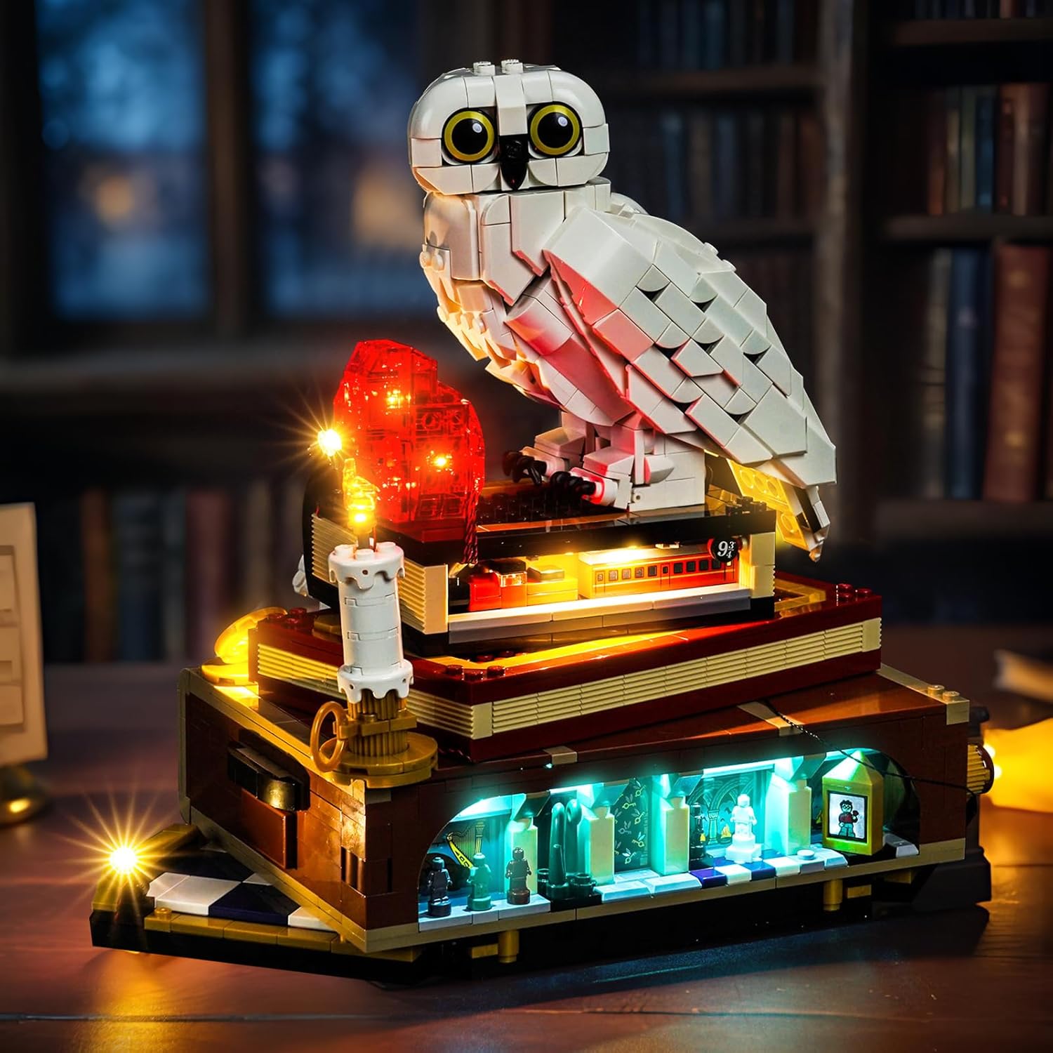 LocoLee Light kit Compatible with Lego 76466 Sorcerer's Stone Collectors' Edition - No Model Only Lights, LED Lighting Accessories Compatible with Lego 76466 Sorcerer Stone (Standard Version)