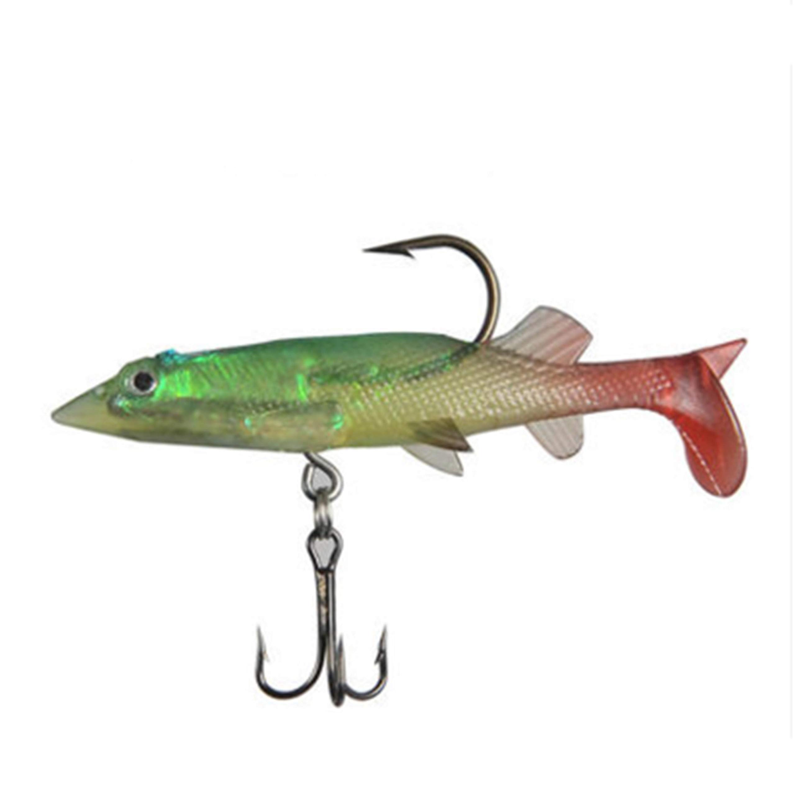 Five loaded soft bait double hook