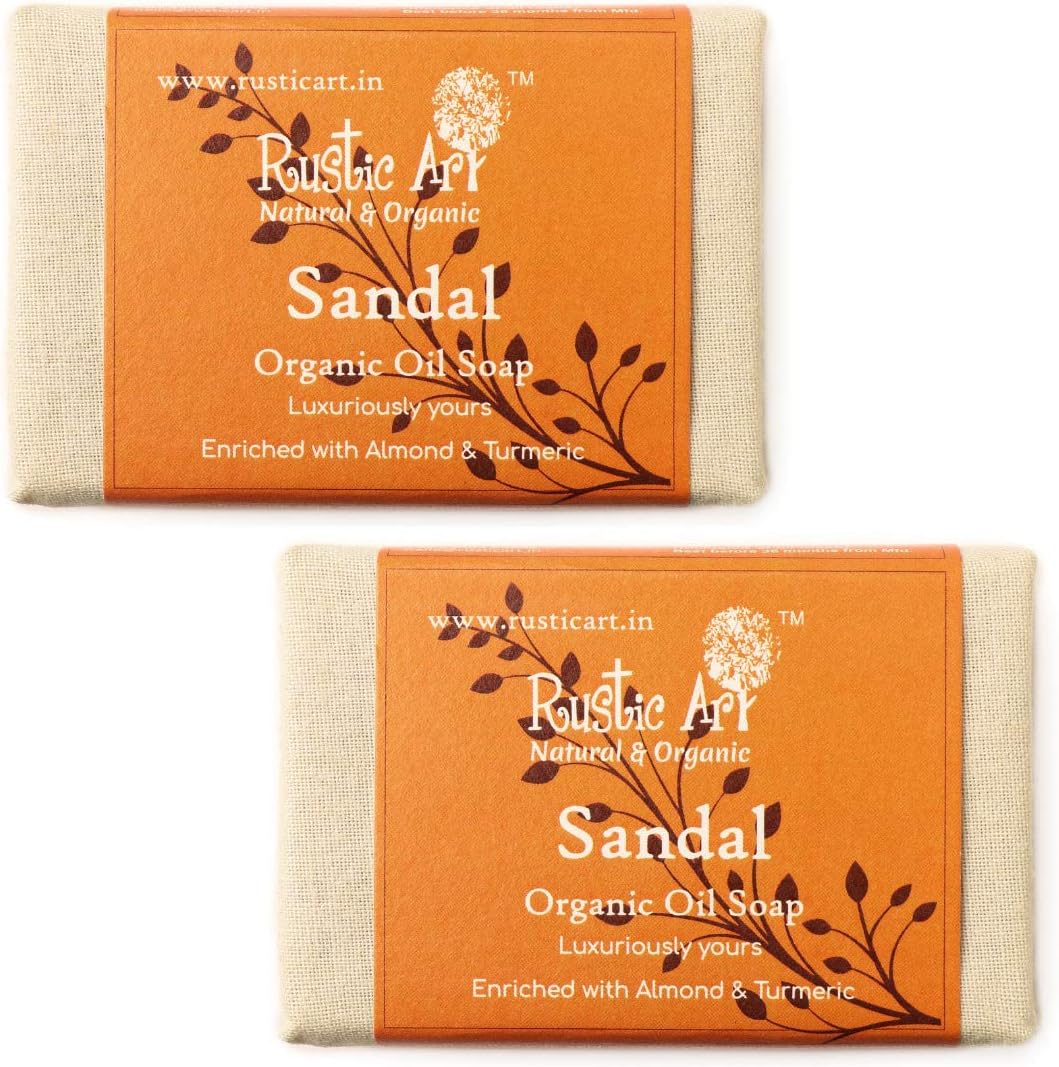 Organic Soap | Pack of 2 * 100 Gm (Sandal)