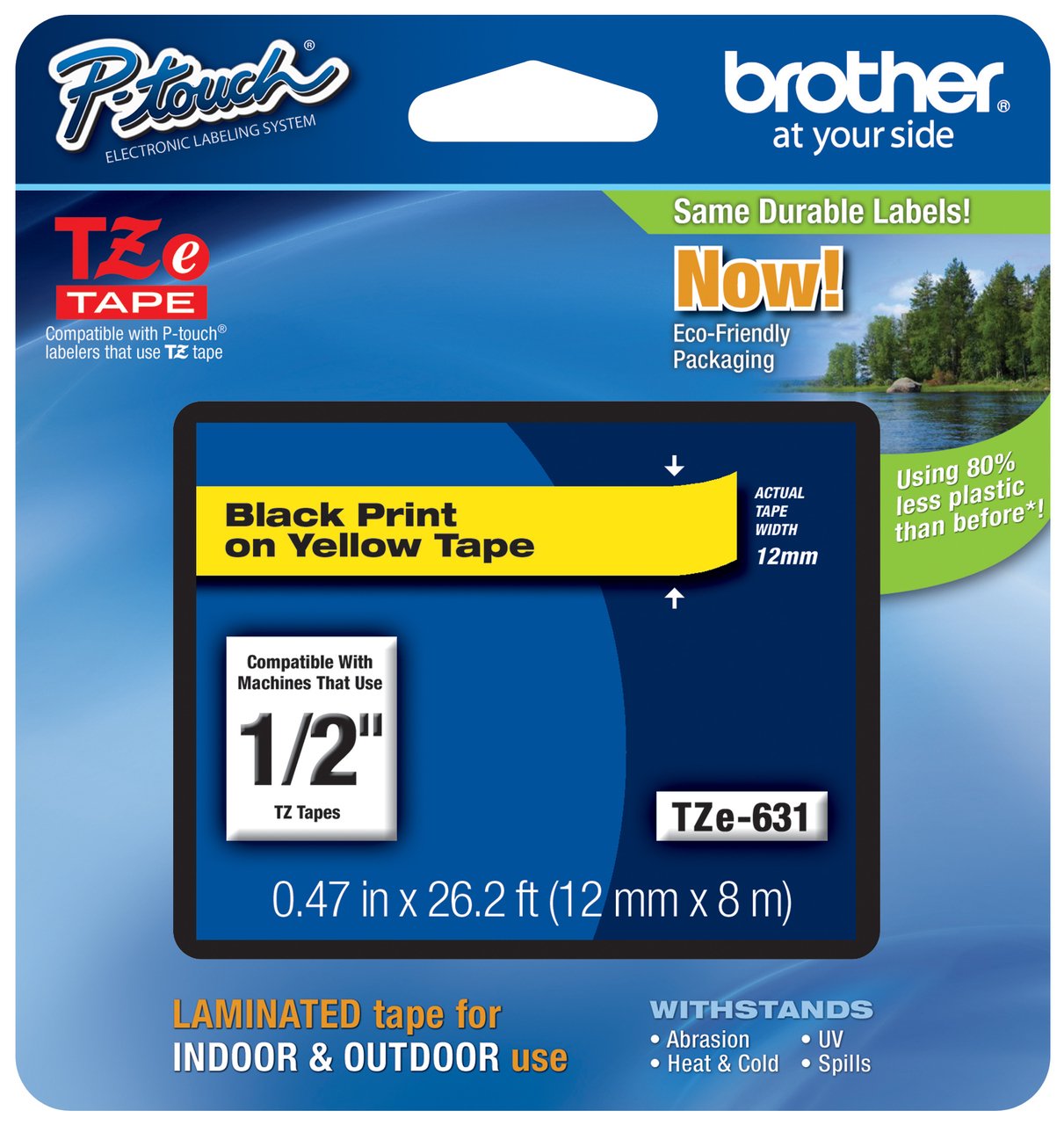 Amazon.com: Brother Genuine TZe-631 1/2