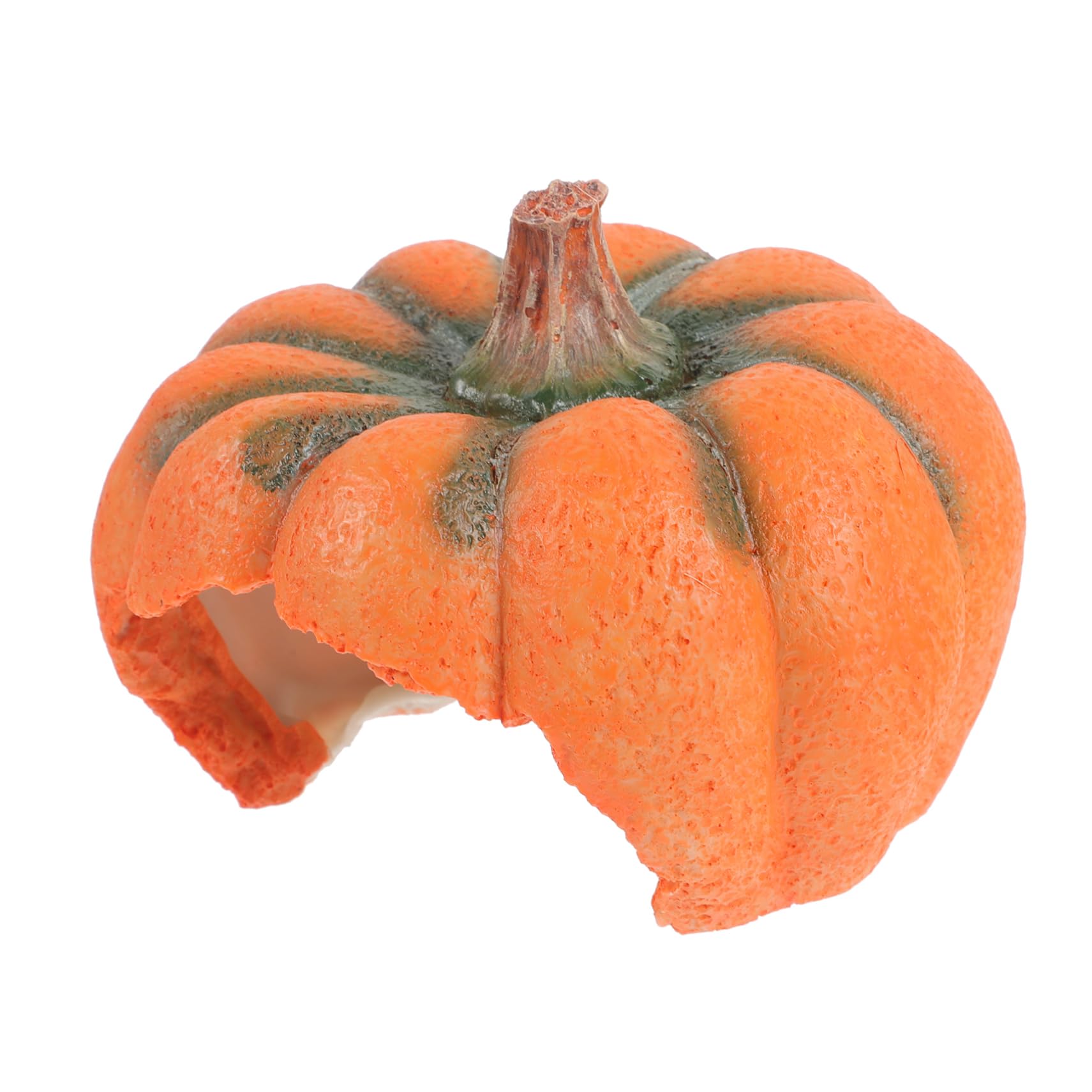 Ciieeo 4 Piezas Casa De Escondite De Calabaza Cueva Decorativa del Acuario Dibujos Animados Piel De Pescado Cueva De Peces En Forma De Calabaza Largo Adornos Resina
