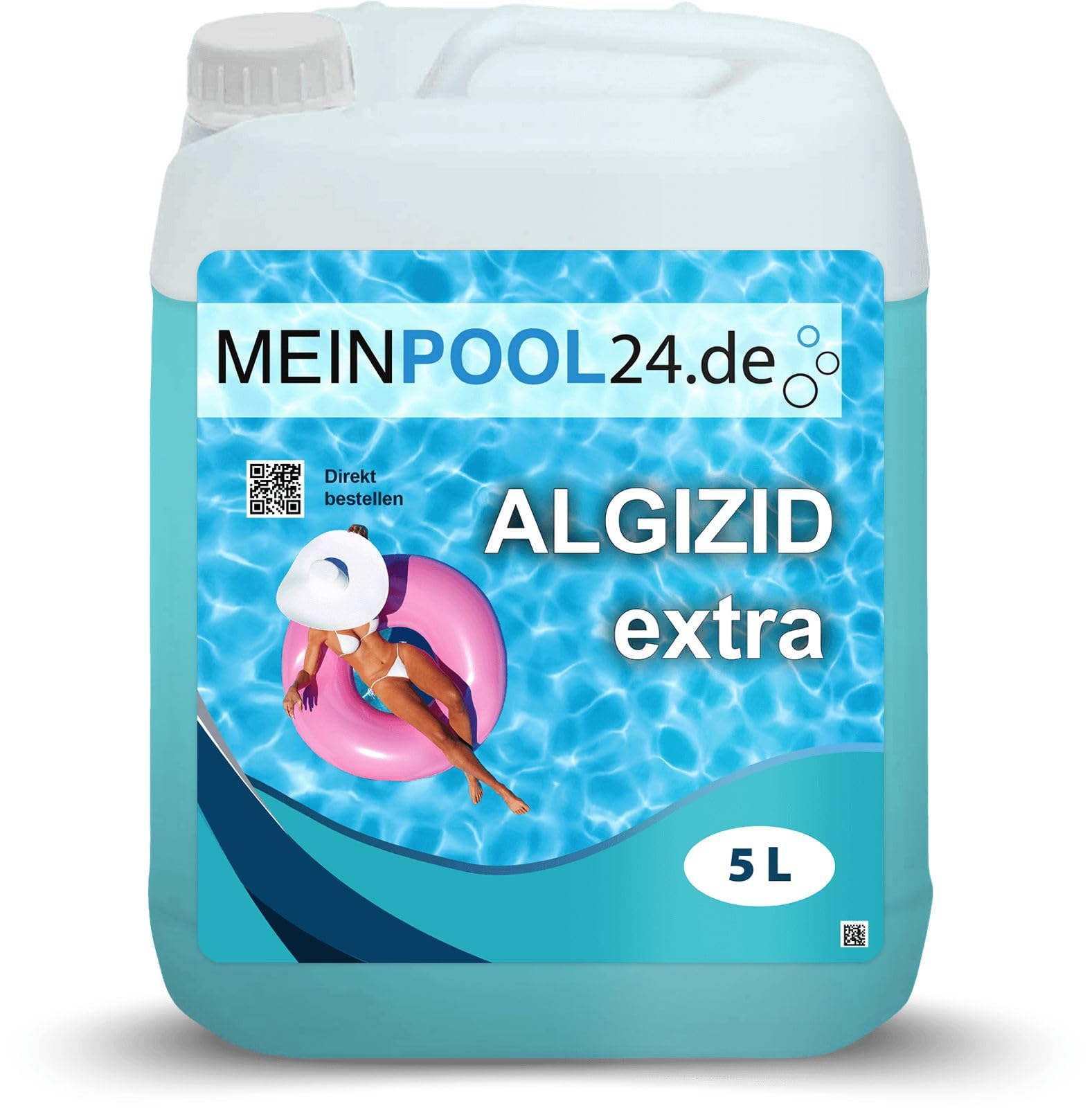 Meinpool24.de Algizid Meinpool24.de 5 l zur Poolpflege Algenverhütung flüssig Algezid schaumfrei