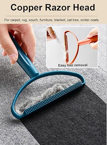 Miniatura 3 de Limpiador de raíces 2 en 1 Pro removedor de pelo de mascotas, removedor de pelo de mascotas, removedor de pelo de perro, removedor de pelo de gato,