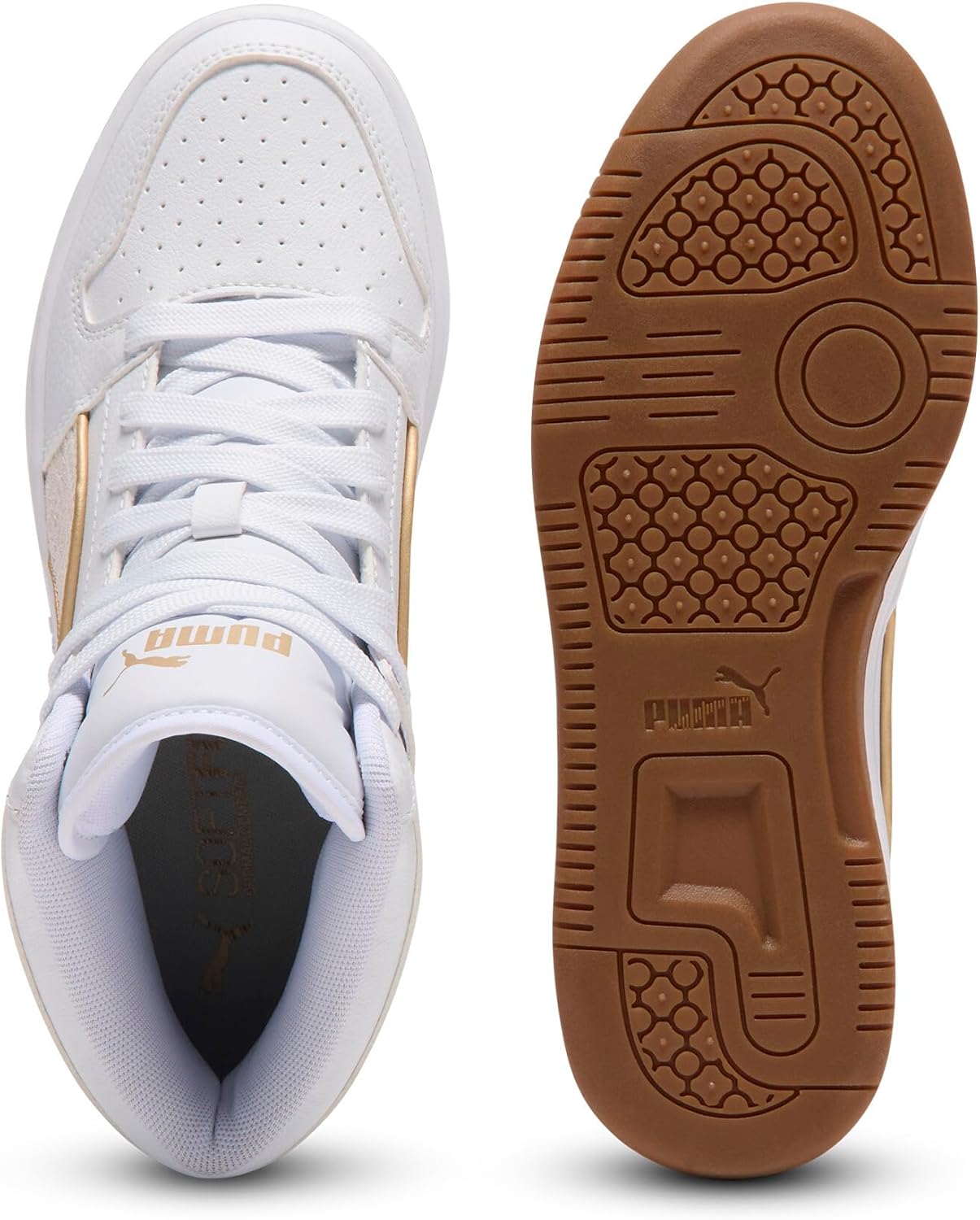 Puma Womens Rebound Layup Luster Mid Shoes - Image 4