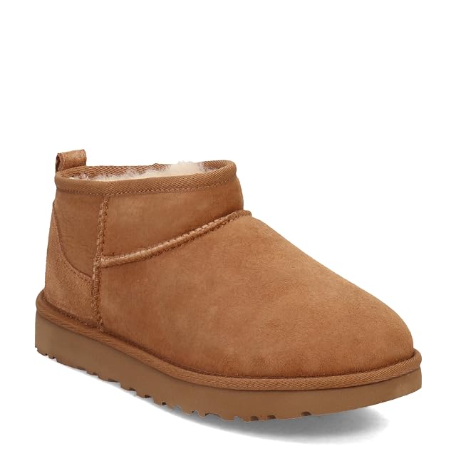 UGG Womens Classic Ultra Mini Ankle Boot Chestnut 9 US