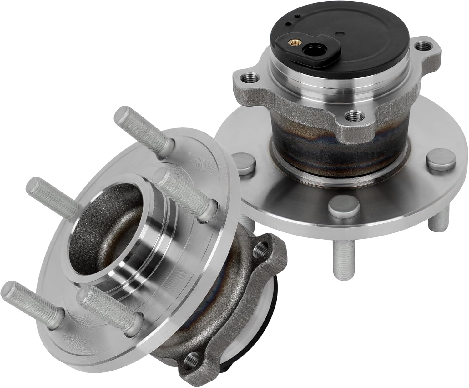 ECCPP Wheel Hub and Bearing Assembly Rear HA590397 fit 2010-2013 For Kia Forte Forte Koup Replacement For 5 Lugs Wheel Bearing Hubs with ABS 2 pcs