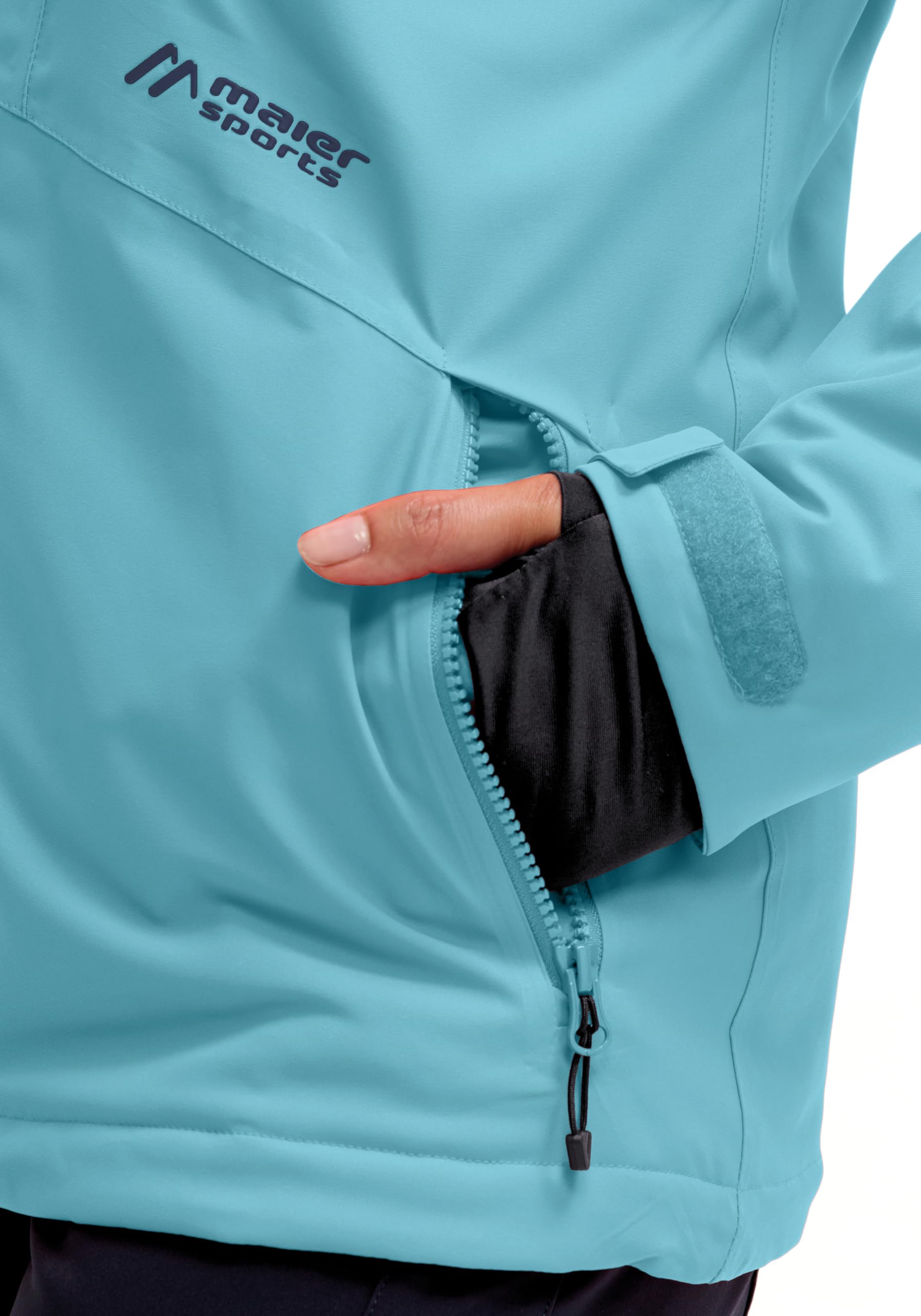 Maier Sports Straja, Warme Damen Skijacke, Wasserdichte Winterjacke mit 4-Wege-Stretch, mTEX Wetterschutz und mTHERM für hohen Wärmerückhalt, PFC-frei