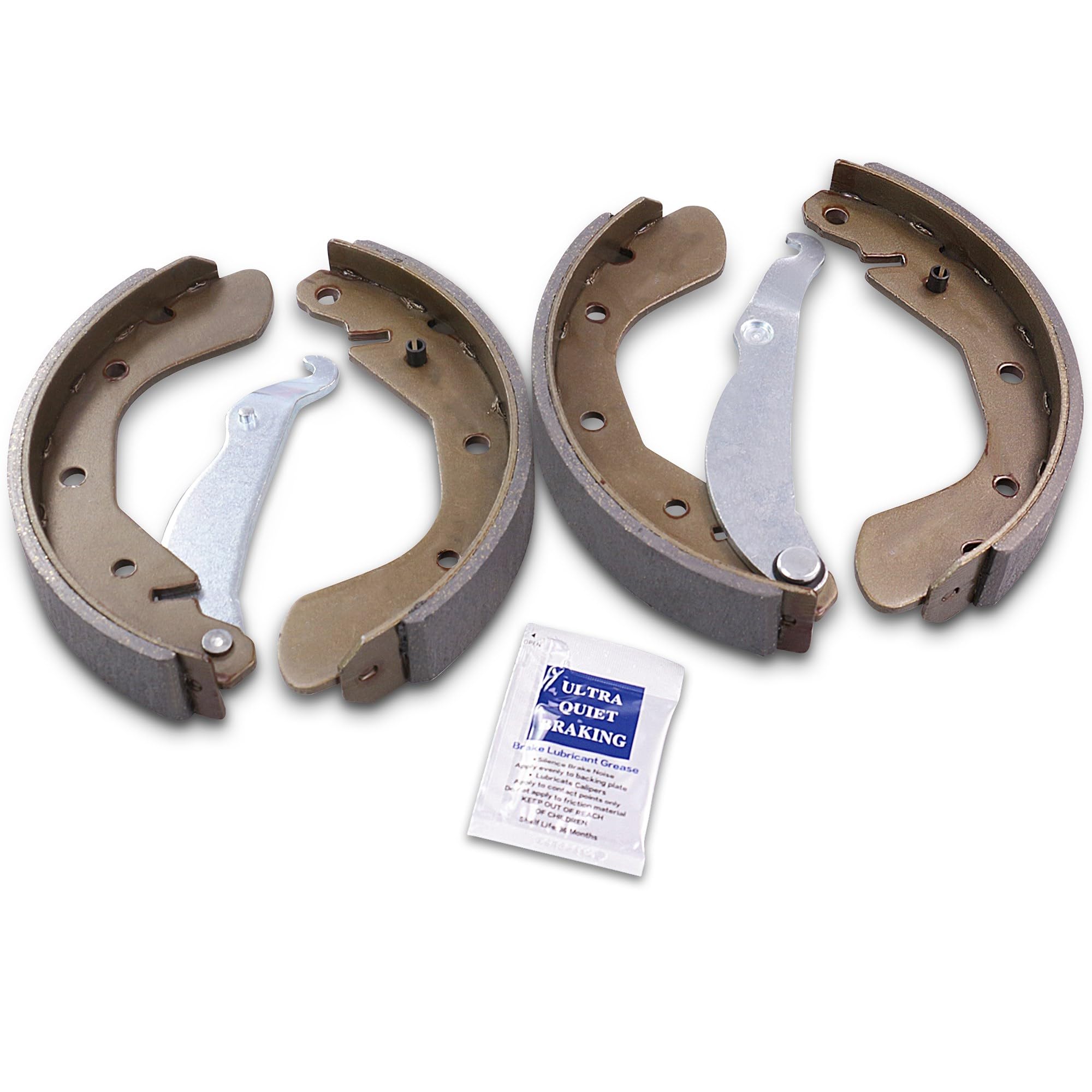 Set di ganasce Ø200 con accessori + 2x cilindri freno Ø19,05 posteriori