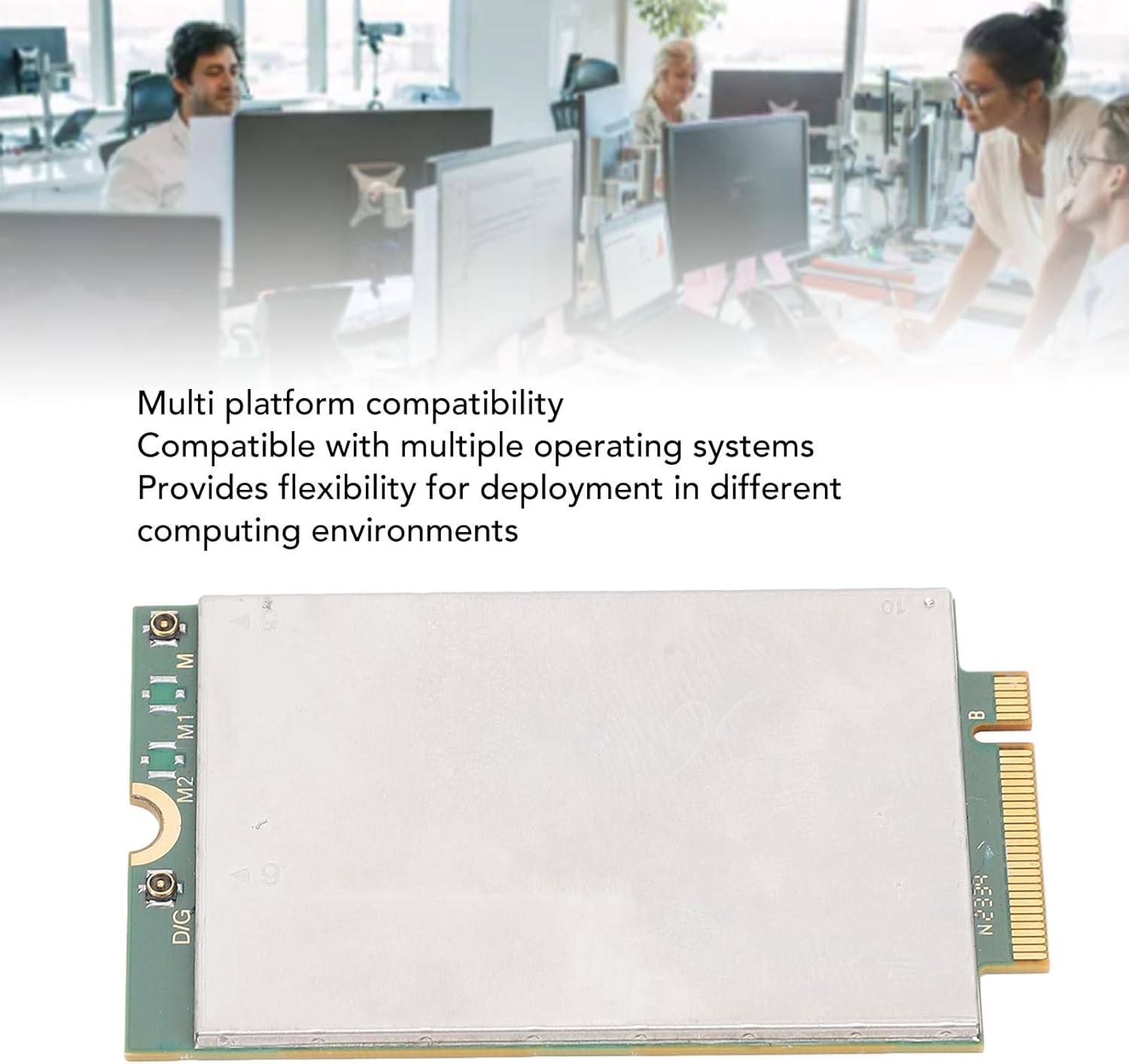 4G LTE Network Card,FM350 GL 16 4G LTE Network Card,1Gbps 2x2 MIMO Support GNSS M.2 Network Card Module for Linux