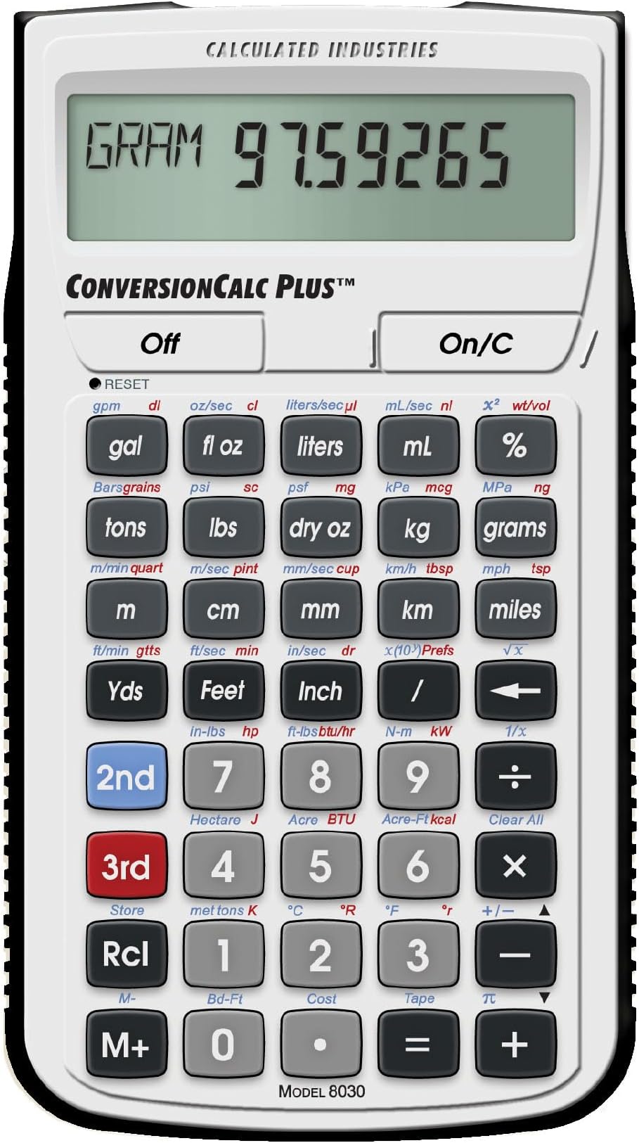 Calculated Industries 8030 ConversionCalc Plus Ultimate Professional Conversion Calculator