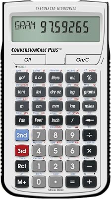 Calculated Industries 8030 ConversionCalc Plus Conversion Calculator | 70+ Units, 500+ Professional Conversion Combinations