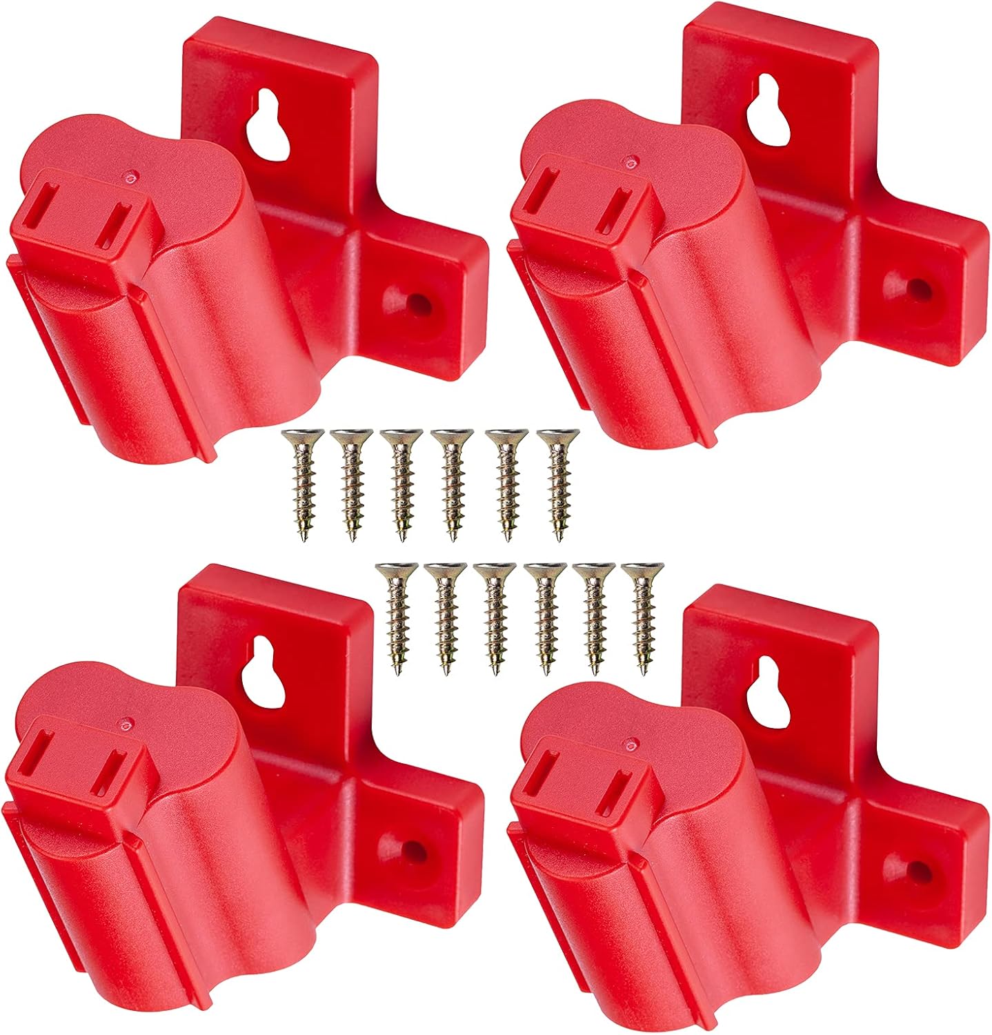 6 Packs Tool Holder Mount Compatible for Milwaukee 12V Drill Tool Hanger Power Tool Storage