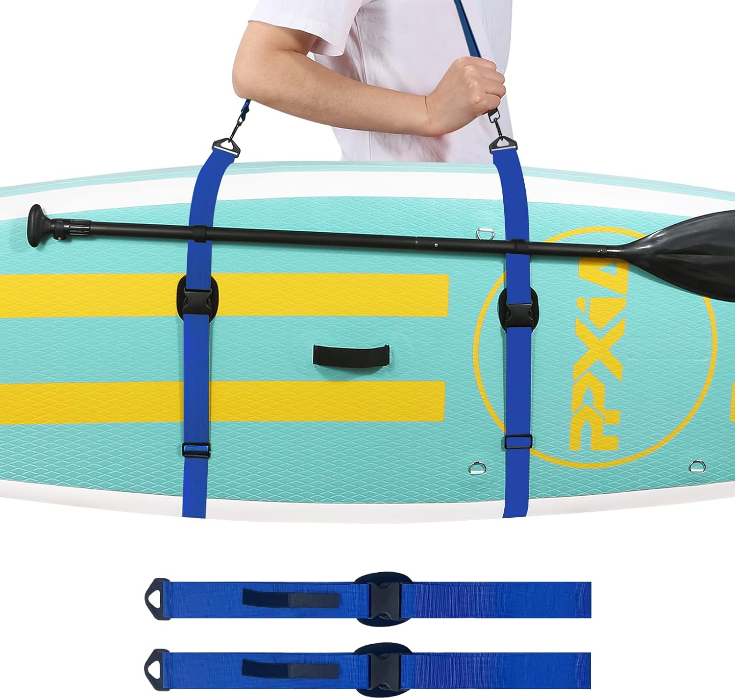 Paddle Board Carry Strap, Adjustable SUP Carrying Strap Boards, Paddle Board Accessories for Women and Men for Paddleboards, Surfboards, Longboards, Canoe and Kayaks