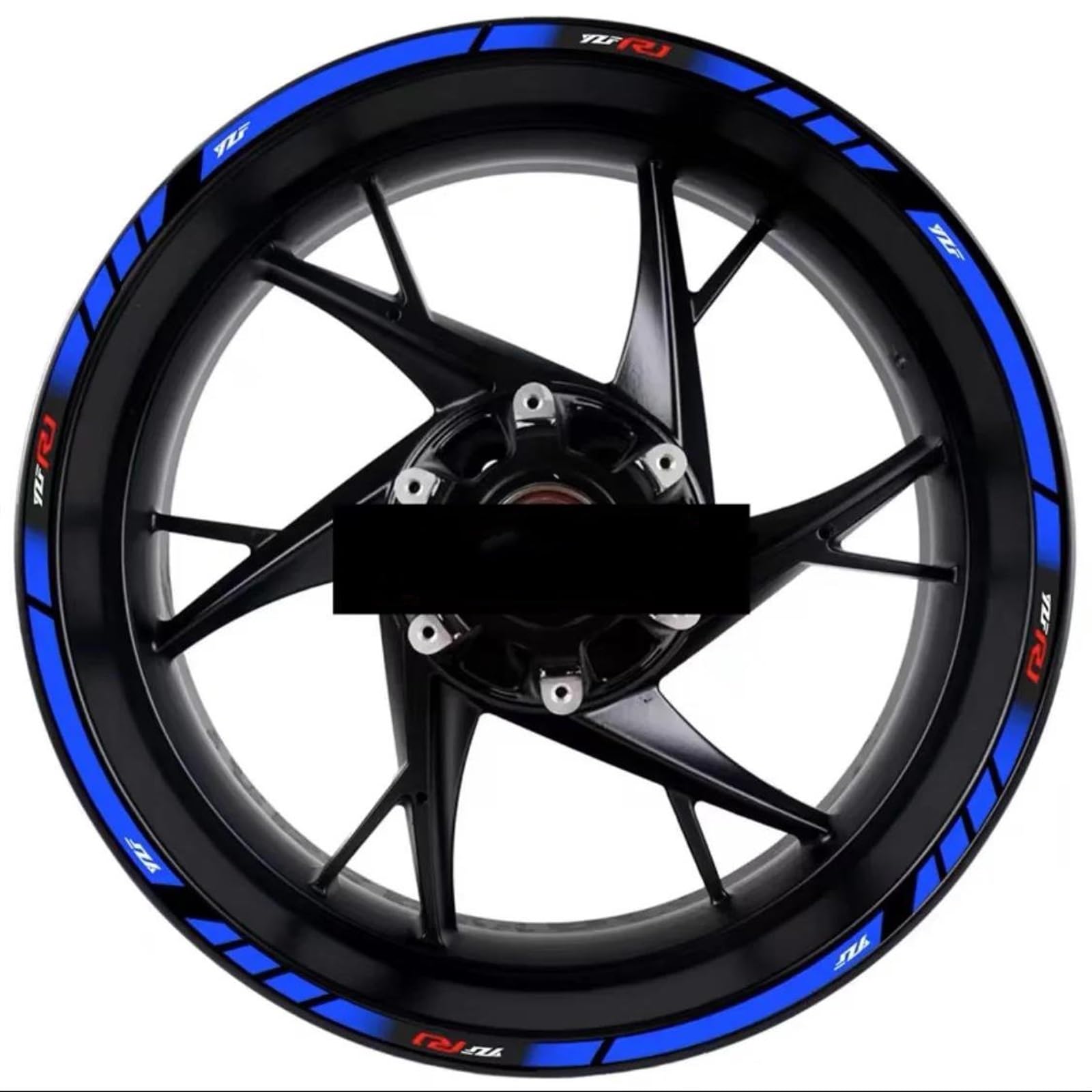 Stickers Motorcycle Accessories Reflective Rim Edge Stripes Wheel Stickers for YZFR1 YZF-R1(Style 15)
