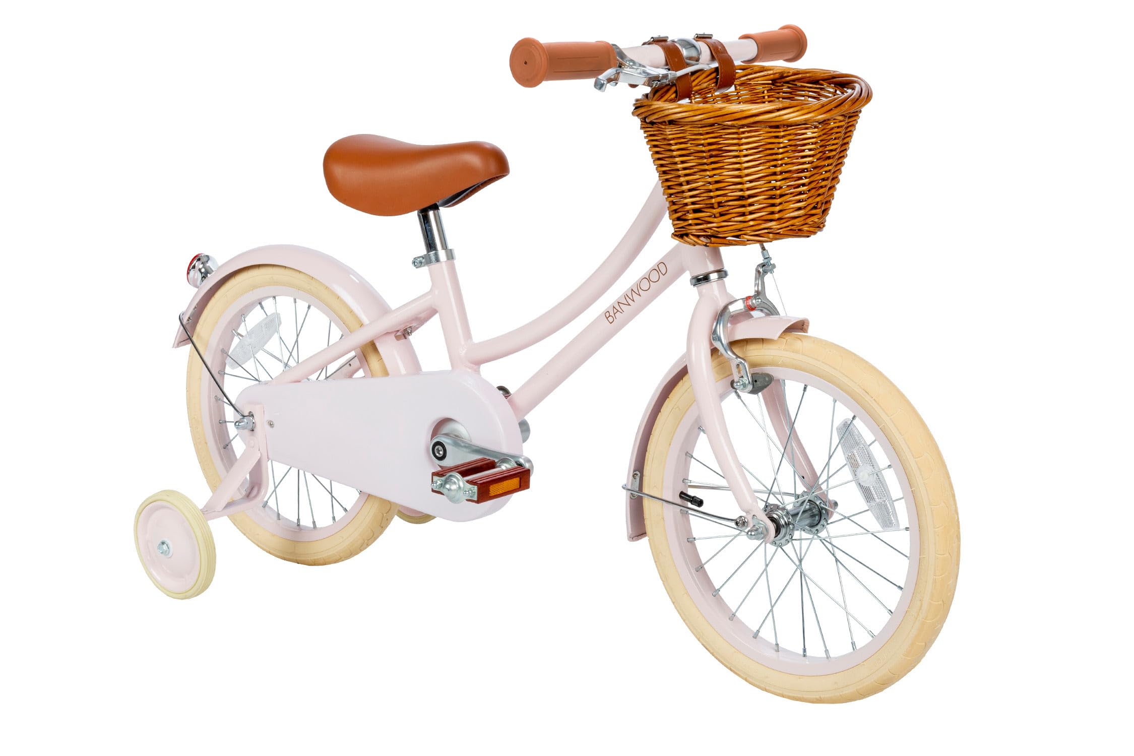 Banwood Bici clásica Crema Acero con Pedales Niños 4-7 Años