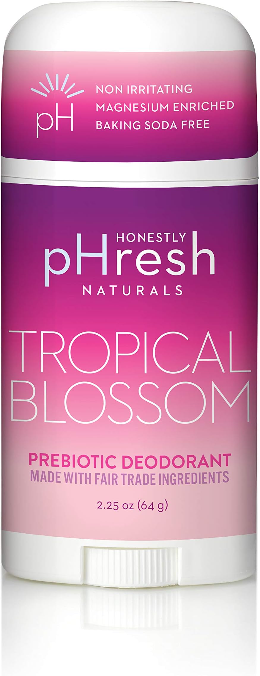 HONESTLY pHresh Tropical Blossom prebiotic Natural Deodorant 2.25oz