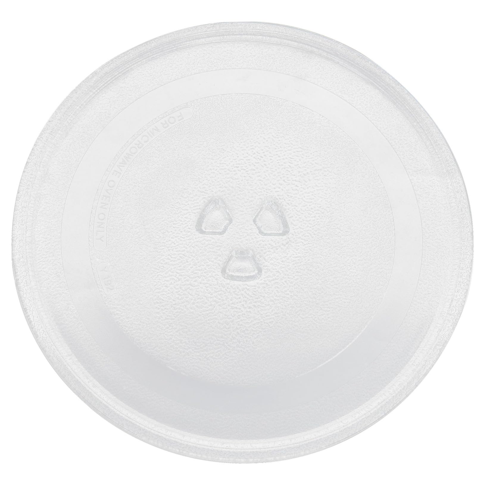 HEALLILY Microwave Turntable Tray Oven Replacement Turntable Microwave Glass Plate Easy Installation Glass Material