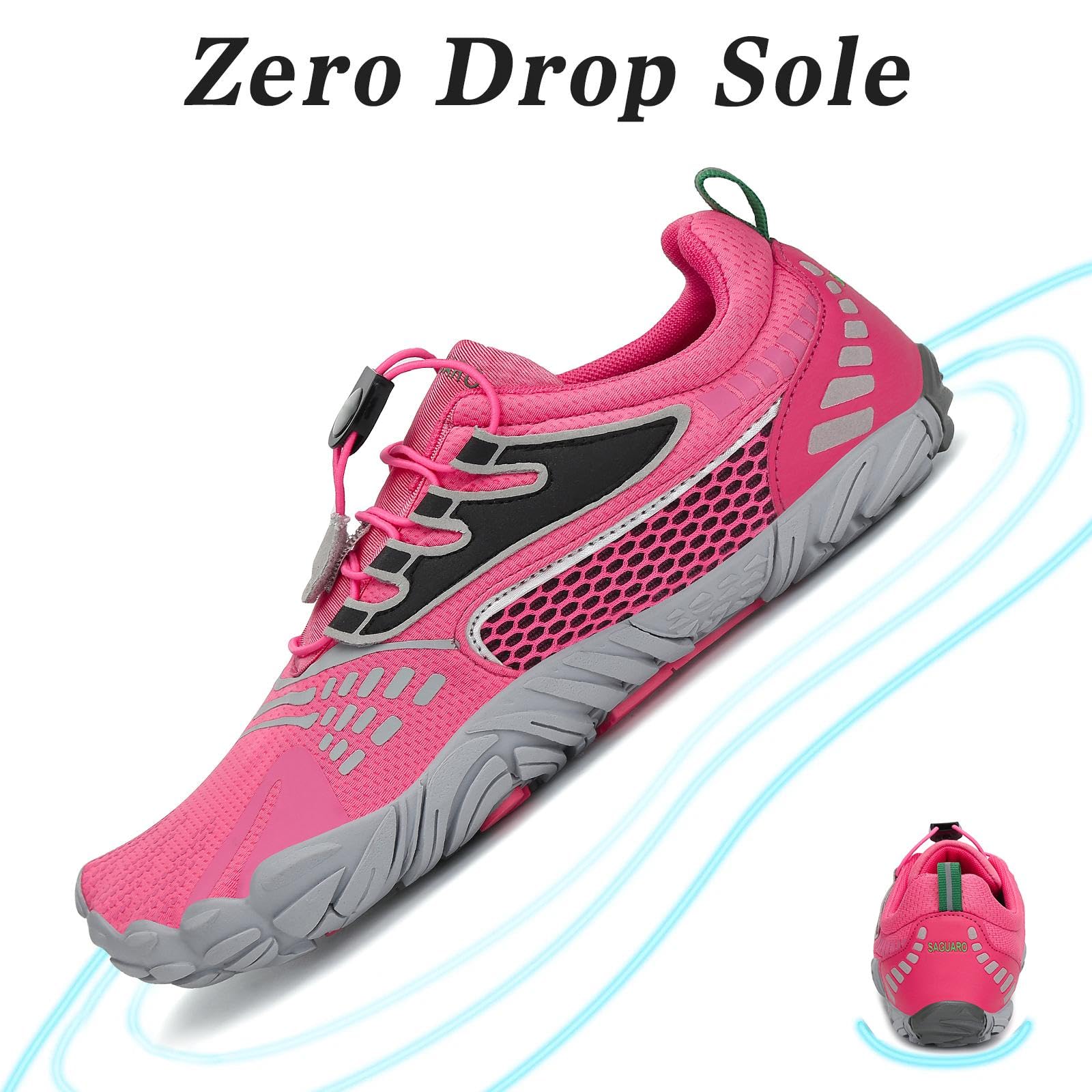 SAGUARO Scarpe Barefoot Minimaliste Uomo Donna Scarpe Outdoor e Indoor Multisport - Morbido Comode e Leggere