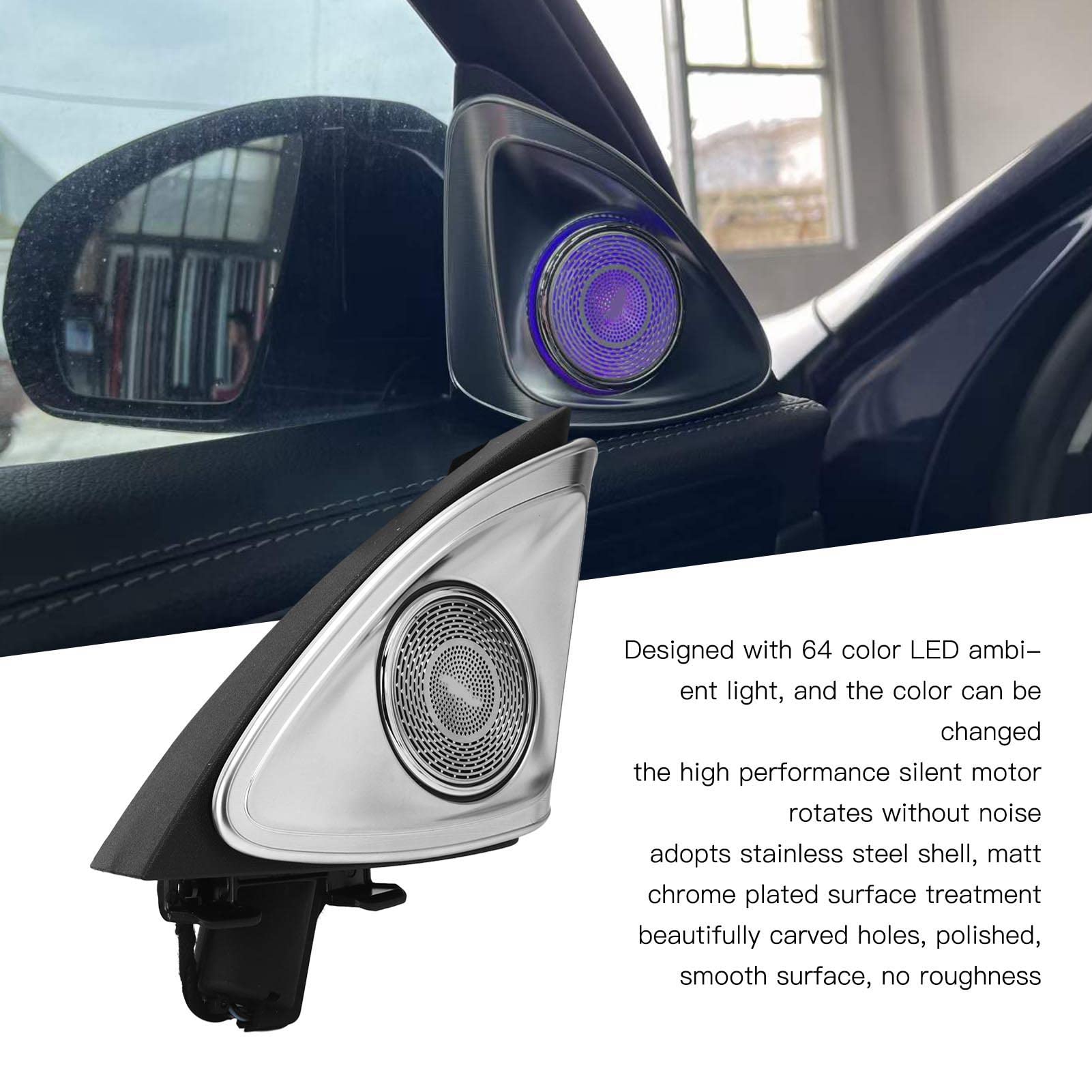 Amazon.co.jp: 4D 回転スピーカー ツイーター セット KIMISS カー 