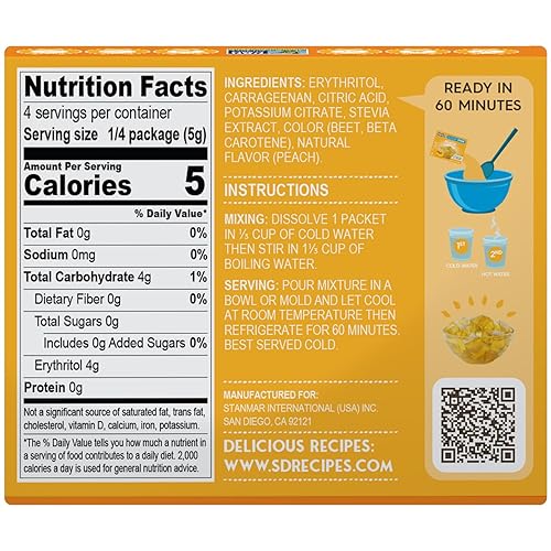 Miniatura 29 de Simply Delish Postre de gelatina de fresa totalmente natural, postres a base de plantas sin culpa, sin azúcar, sin OMG, sin gluten, sin lactosa