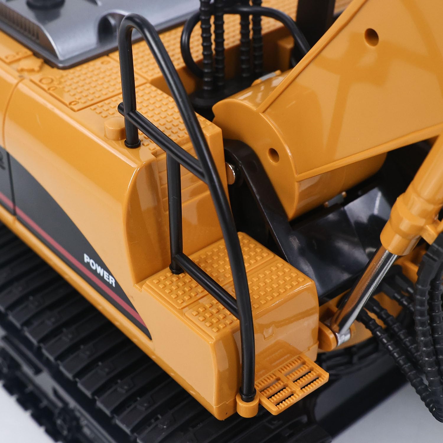 Excavadora eléctrica 1/14 RC 1535 Excavadora a control remoto 15CH 2.4G Modelo acabado Radio Batería Efectos de luz de sonido