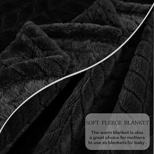 Miniatura 5 de inhand Manta de forro polar para bebé, manta súper suave para bebé, manta de felpa verde cálido, manta para bebé, recién nacido, manta de recepción