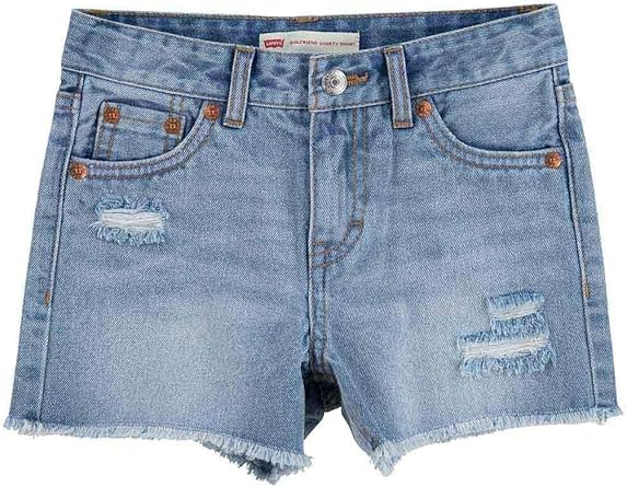 Pantaloncini Denim Levi's Per Bambine | Roll-Up Con Vita Regolabile | Cotone E Poliestere - Foto 3