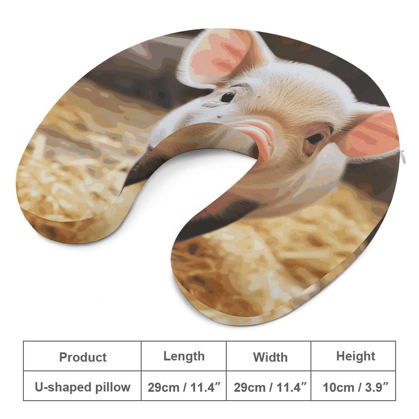 Sonriente (6) almohadas en forma de U, núcleo de almohada de espuma viscoelástica, cojín, proporciona apoyo para el cuello, almohada de viaje, adecuada para aviones, coches, hogares y