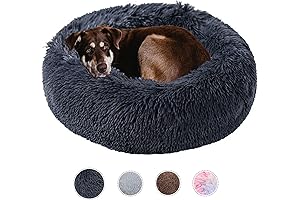 Fluffy Dog Bed, Anti-Anxiety Dog Bed for Small, Medium, Large Dogs and Cats
