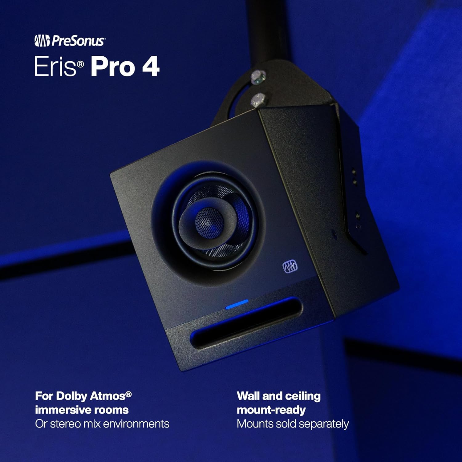 Presonus Eris Pro 4 Haut-parleur actif pour moniteur de studio avec câble jack Keepdrum