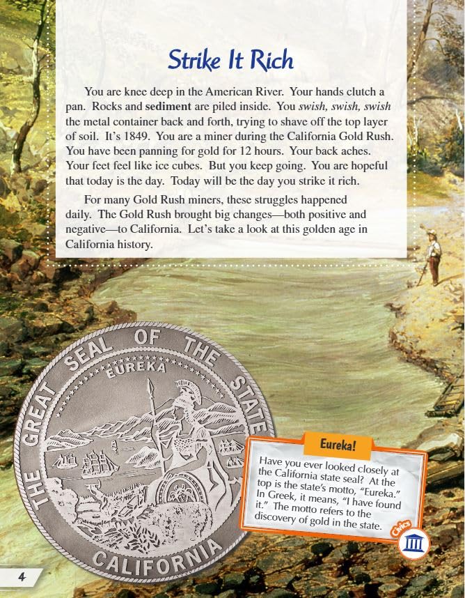 The Gold Rush - Social Studies Book for Kids - Great for School Projects and Book Reports (Social Studies: Informational Text) - Image 4