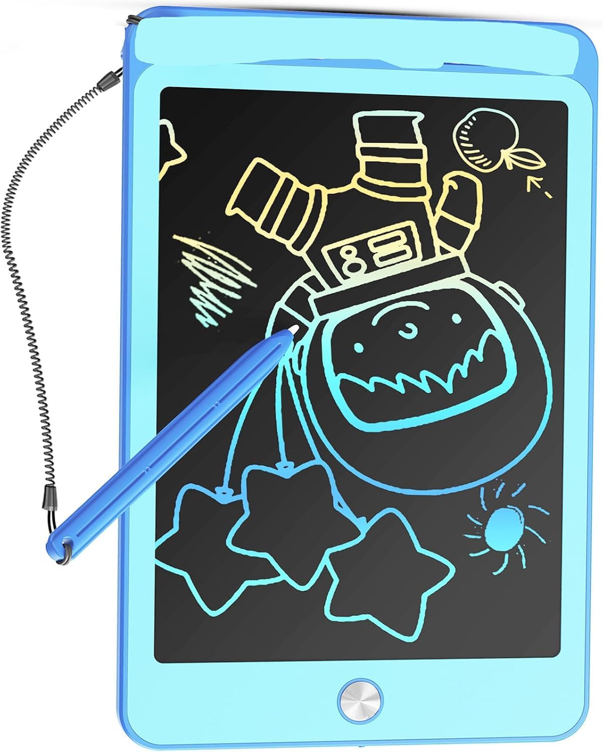 TEKFUN Doodle Board for Kids LCD Writing Tablet, 8.5in Drawing Board Writing Pad, Toddler Travel Gifts Toys for 3 4 5 6 7 Year Old Girls Boys