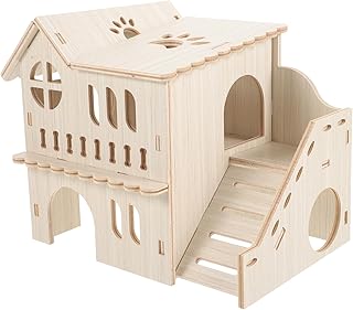 ORFOFE Hamster Villa Móveis Brinquedos Decoração Acessórios Para Ratos Esconderijos De Hamster Gaiola Casa De Hamster Esconderijo Casa De Rato Acessório De Hamster Casa De Rato De