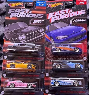 Amazon.co.jp: Hot Wheels Fast and Furious Set of 6 : Home & Kitchen