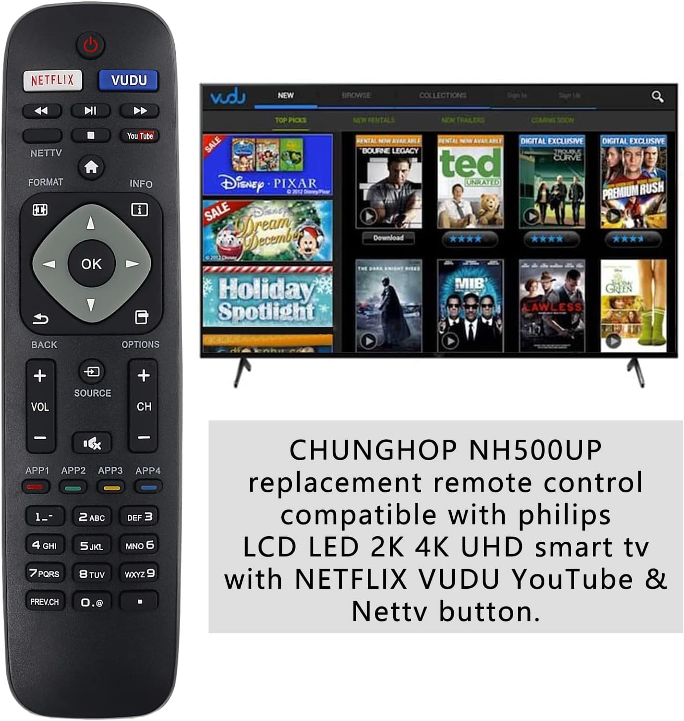 Discount 80% CHUNGHOP Replaced Remote NH500UP Compatible with Philips Smart TV 50PFL5601/F7 65PFL5602/F7 55PFL5602/F7 50PFL5602/F7 43PFL5602/F7 32PFL4902/F7 40PFL4901/F7 43PFL4901/F7 50PFL4901/F7 43PFL4902/F7 Special CHUNGHOP Replaced Remote NH500UP Compatible with Philips Smart TV 50PFL5601/F7 65PFL5602/F7 55PFL5602/F7 50PFL5602/F7 43PFL5602/F7 32PFL4902/F7 40PFL4901/F7 43PFL4901/F7 50PFL4901/F7 43PFL4902/F7