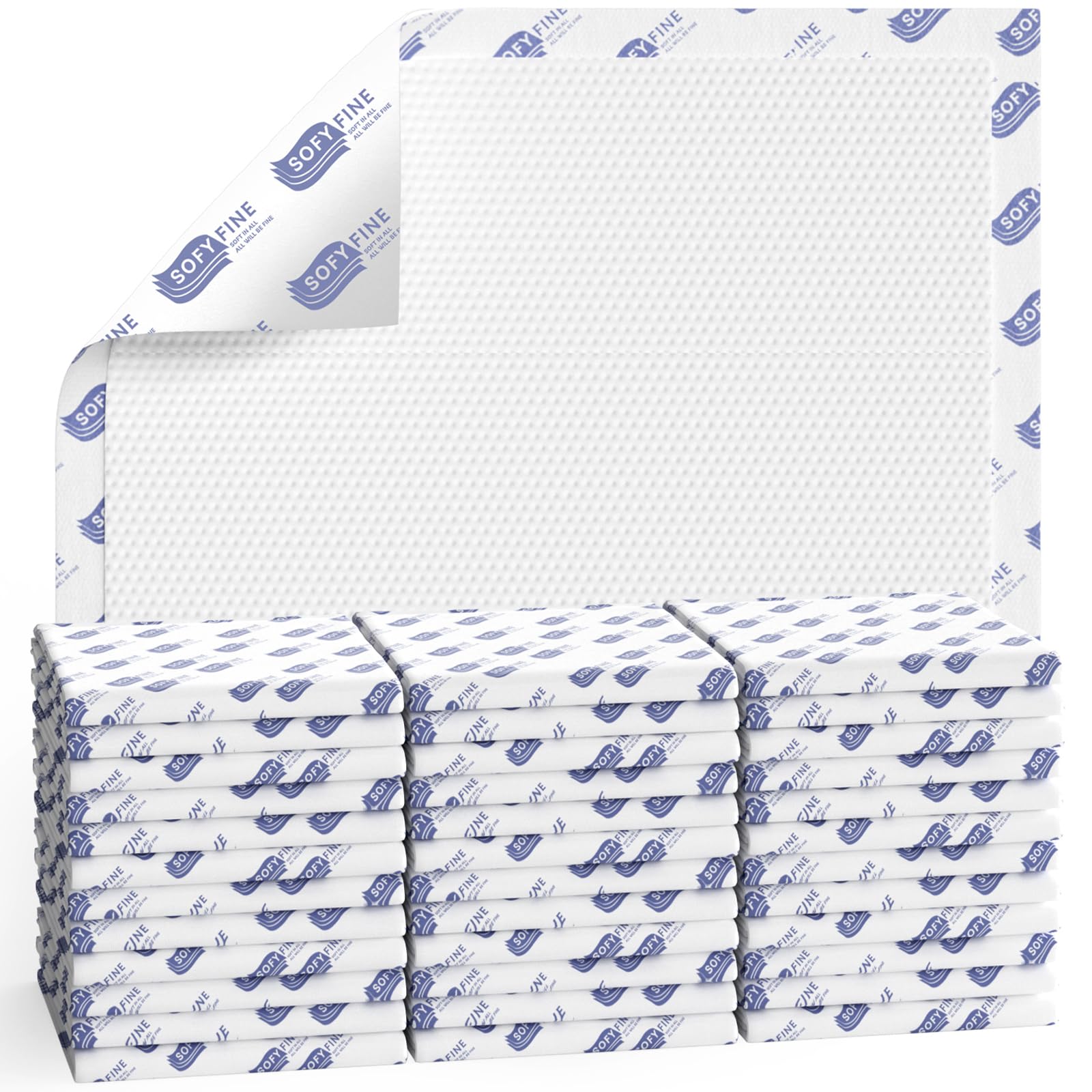 SOFYFINE Almohadillas desechables XXL de 36 x 36 pulgadas (30 unidades)
