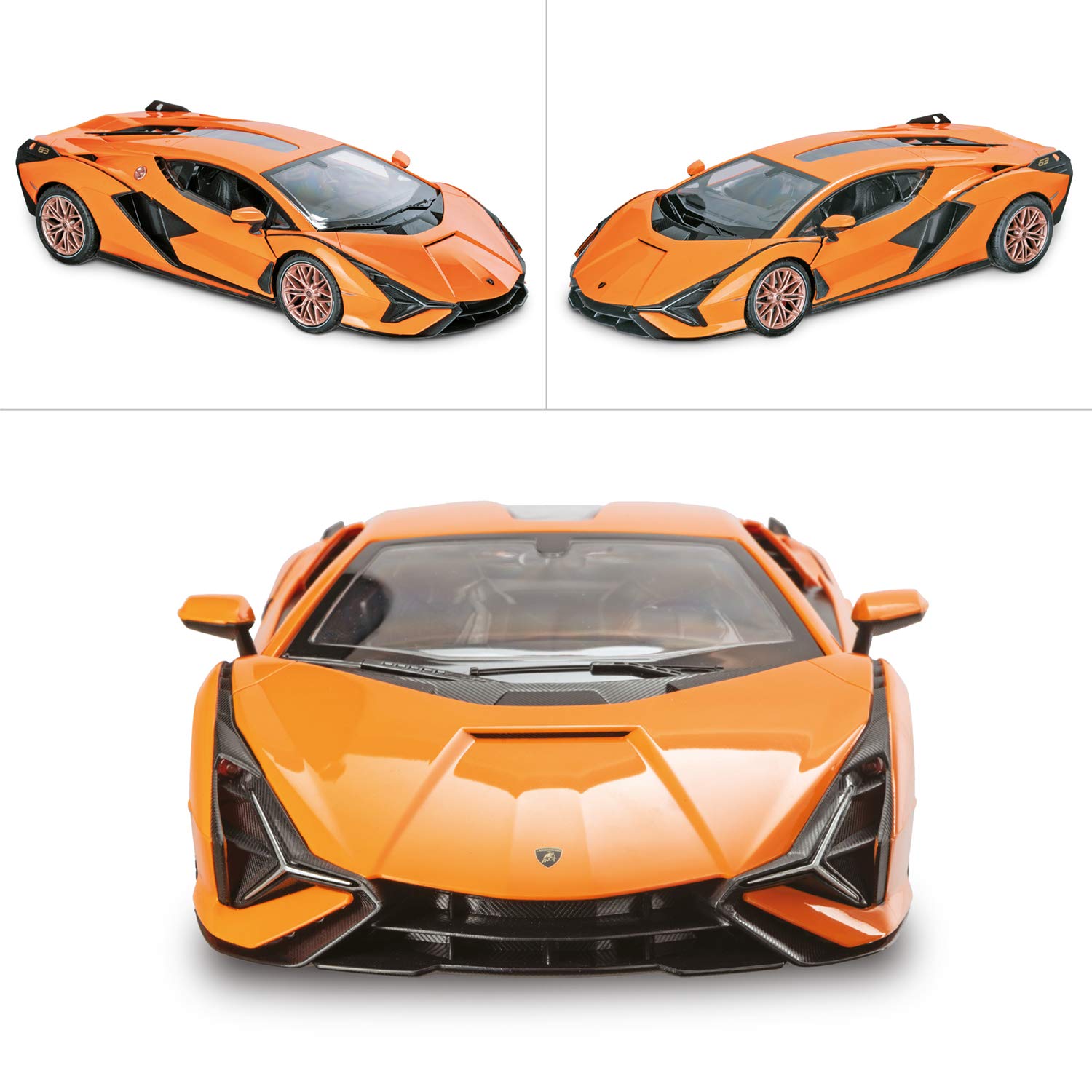 Mondo Motors, LAMBORGHINI SIAN, Modello in Scala 1: 14, fino a 10 km/h di Velocità, Auto Giocattolo per Bambini 63661