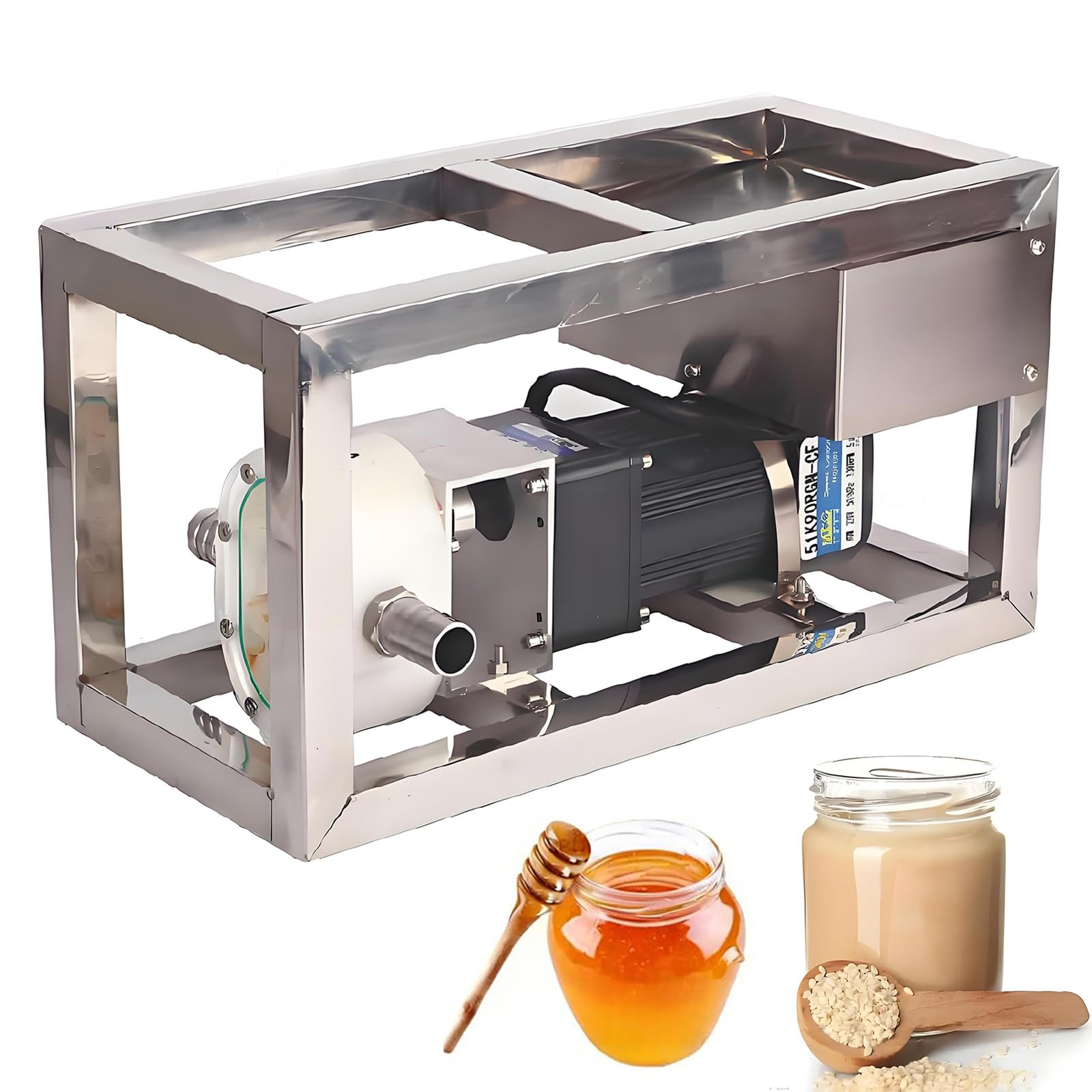Bomba Levas Bomba para Líquidos Viscosos Eléctrica 90w Portata 10l/Min Tubo 3m para Mermelada Mantequilla Cacahuete Industrial