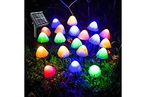 USAGA Solar Mushroom Lights Outdoor Garden – Bring Mystic Charm to Your Outdoor Spaces