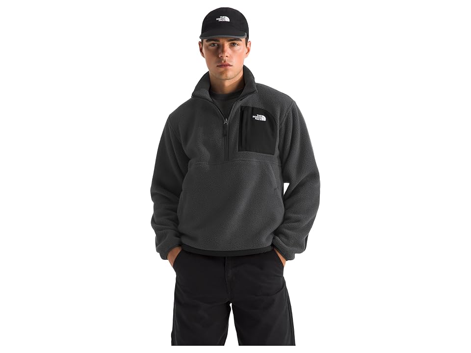 The North Face Yumiori Peak 1/2 Zip Jacket Men's Jacket Asphalt Grey/TNF Black : 2XL, Polyester
